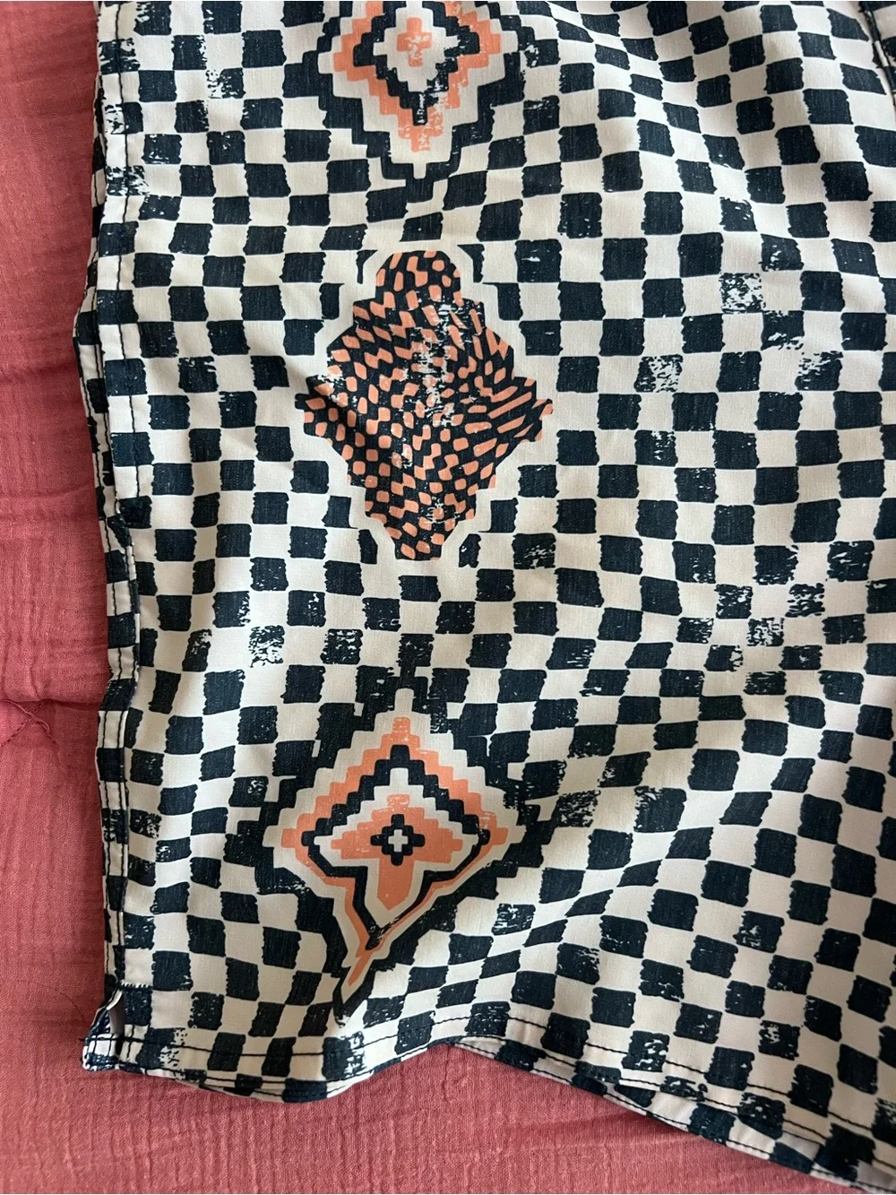 Men's ROARK Checkerboard Swim Trunks
